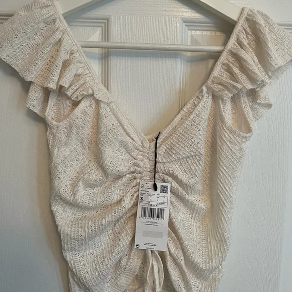 Mango Ruched openwork top - Picture 9 of 10